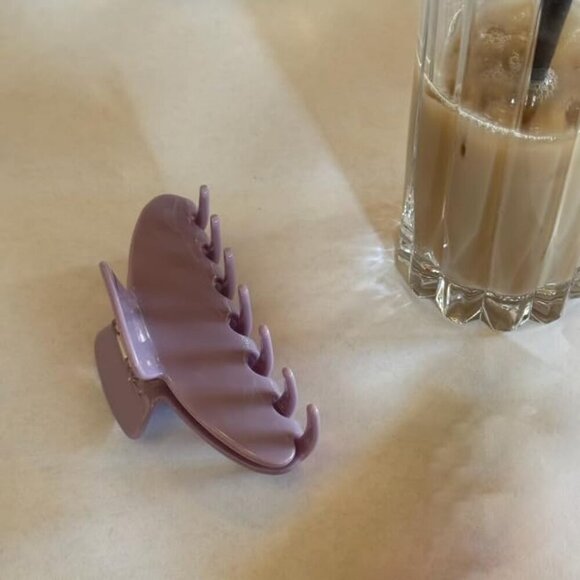 Hair Claw Clip Acetate Oversized Stylish for Thick Thin Hair Lavender main image 5